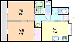 間取図画像 2DK