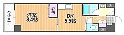 COCO中仙道 1DKの間取図画像