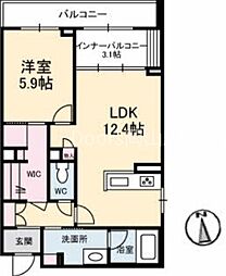 JR宇野線 大元駅 3.2km 3階/-