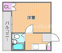 サンコートIMA 1Kの間取図画像