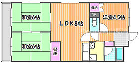 岡山県岡山市中区清水1丁目（賃貸マンション3LDK・4階・60.50㎡） その2