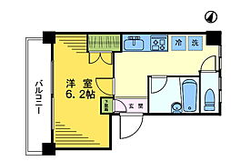 アネックス.M 1Kの間取図画像