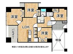 間取図画像 3LDK