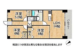 間取図画像 3LDK