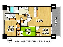 クレアシティ寝屋川市駅前 3LDKの間取図画像