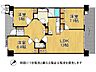 間取り：南西向きで日当りの良い3DLK！