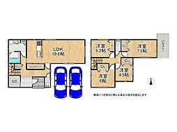 枚方市星丘3丁目 新築一戸建て 6期 全1区画