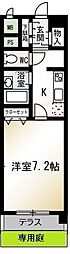 シエロ 1Kの間取図画像