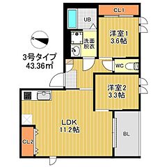 物件の間取り