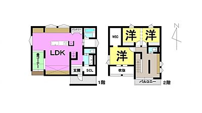 間取り：■3ＬＤＫ　■建物面積延：107.61平米(32.55坪)