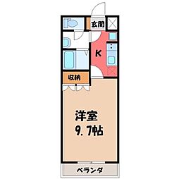川島駅 4.2万円