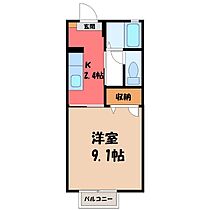 ジュネス・ハイツ板橋  ｜ 茨城県筑西市二木成（賃貸アパート1K・2階・28.20㎡） その2