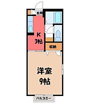 ポポゆうき  ｜ 茨城県結城市下り松3丁目（賃貸アパート1K・2階・28.21㎡） その2