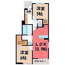 アレンデール I  ｜ 茨城県筑西市下中山（賃貸アパート2LDK・1階・50.53㎡） その2