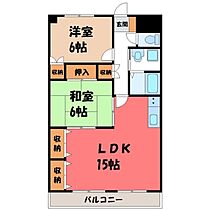 メゾングリーンモール I  ｜ 栃木県小山市城北5丁目（賃貸マンション2LDK・3階・68.25㎡） その2