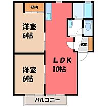 アーバンハイツ I  ｜ 栃木県下野市文教1丁目（賃貸アパート2LDK・2階・50.48㎡） その1