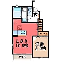 アクティブウィング XII  ｜ 茨城県筑西市布川（賃貸アパート1LDK・1階・45.89㎡） その2