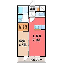 （仮）若木町新築アパート  ｜ 栃木県小山市若木町3丁目（賃貸アパート1LDK・2階・36.00㎡） その2