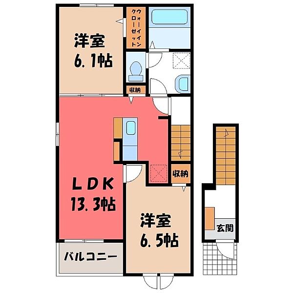 apartment 栃木県小山市東城南４丁目28-3　関口ビル1階