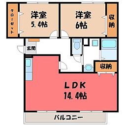 🉐敷金礼金0円！🉐水戸線 下館駅 徒歩9分