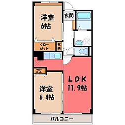 🉐敷金礼金0円！🉐水戸線 川島駅 徒歩11分