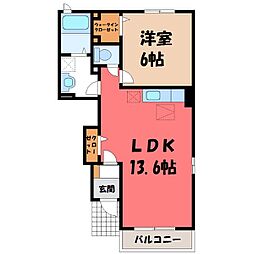 JR東北本線 石橋駅 徒歩20分