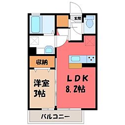 JR東北本線 小山駅 徒歩17分 1階/-