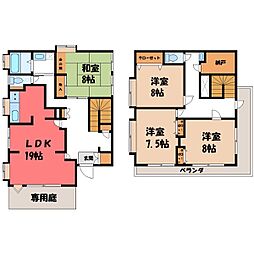 JR東北本線 小山駅 徒歩35分の賃貸一戸建て