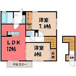 サンメゾン真弓 Ｂ 2階