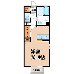 JR東北本線 小山駅 バス9分 稲荷公園北下車 徒歩2分 1階/-