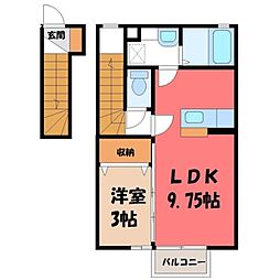 ディアコート エヌ 2階