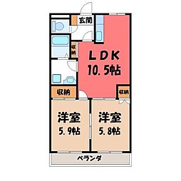 サウス・フォレスト A 2階/-