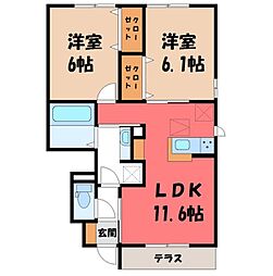 JR水戸線 川島駅 徒歩12分