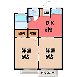 JR東北本線 小山駅 徒歩23分 2階/-