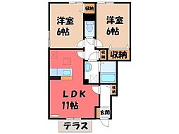 ルワ・ソレイユ B 1階/-