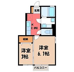 東武日光線 新栃木駅 徒歩34分 1階/-