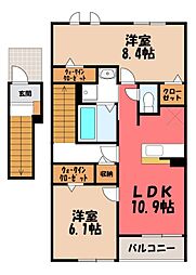 JR水戸線 下館駅 徒歩12分 2階/-