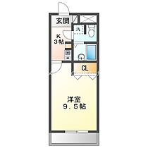 シャンテ豊橋  ｜ 愛知県豊橋市下地町字境田（賃貸マンション1K・1階・30.00㎡） その2