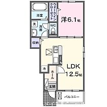 ライム  ｜ 愛知県豊橋市飯村南2丁目（賃貸アパート1LDK・1階・44.70㎡） その2