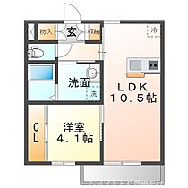 グリーンハイツM  ｜ 愛知県豊橋市大崎町字東里中（賃貸アパート1LDK・2階・37.60㎡） その2