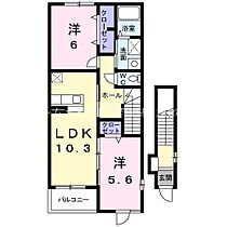 ブライト  ｜ 愛知県豊橋市牛川通5丁目（賃貸アパート2LDK・2階・56.47㎡） その2