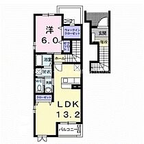 フォーリスト　ヒルズ　B  ｜ 愛知県豊橋市東森岡2丁目（賃貸アパート1LDK・2階・51.13㎡） その2