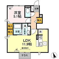 さくら　壱  ｜ 愛知県豊橋市牛川町字西郷（賃貸アパート1LDK・1階・42.17㎡） その2