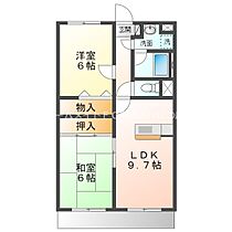 エバードリーム  ｜ 愛知県豊橋市西小鷹野3丁目（賃貸マンション2LDK・1階・51.72㎡） その2