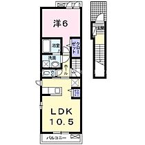 スクエア中ノ坪  ｜ 愛知県豊橋市花田町字中ノ坪（賃貸アパート1LDK・2階・45.07㎡） その2