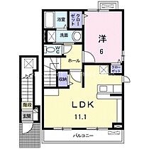 カサ・デル・ソルＣ  ｜ 愛知県豊橋市東幸町字大山（賃貸アパート1LDK・2階・46.09㎡） その2