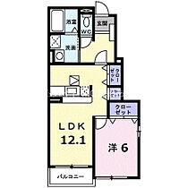 セントレア二川　B  ｜ 愛知県豊橋市二川町字西向山（賃貸アパート1LDK・1階・45.72㎡） その2