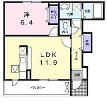 昴　Ａ  ｜ 愛知県豊橋市東森岡1丁目（賃貸アパート1LDK・1階・45.12㎡） その2