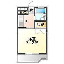 マンションユキ  ｜ 愛知県豊橋市牛川通3丁目（賃貸マンション1K・2階・21.10㎡） その2