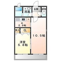 リバーウエスト壱番館  ｜ 愛知県豊橋市大崎町字平地（賃貸アパート2K・3階・44.82㎡） その2